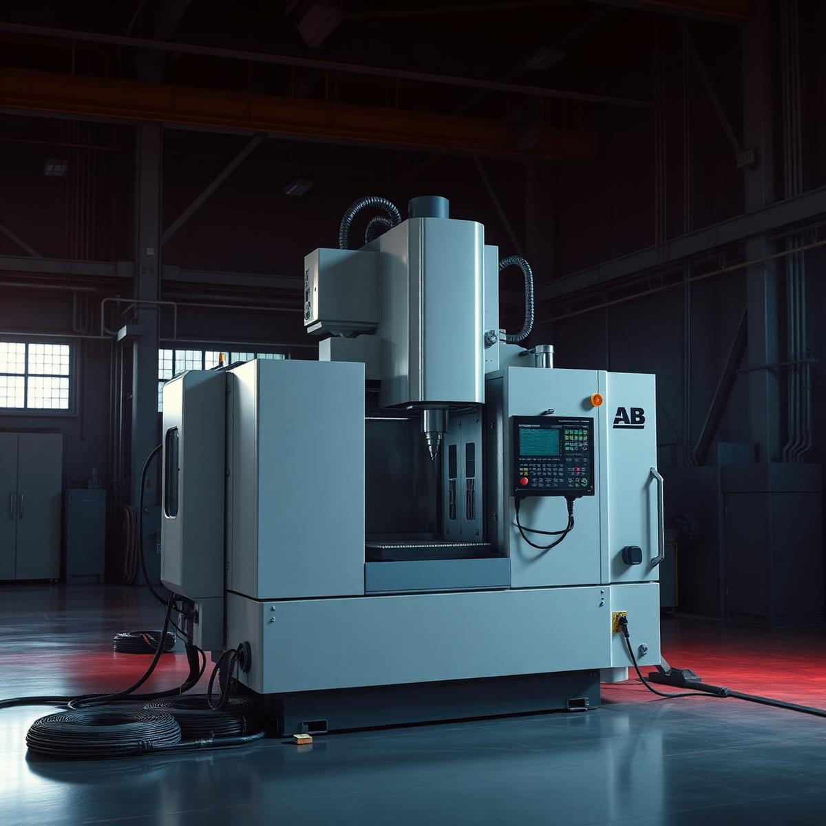 ماكينة CNC صناعية ثقيلة